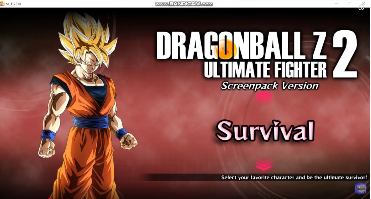 DRAGON BALL Z: ULTIMATE FIGHTER  Mugen Screenpack
