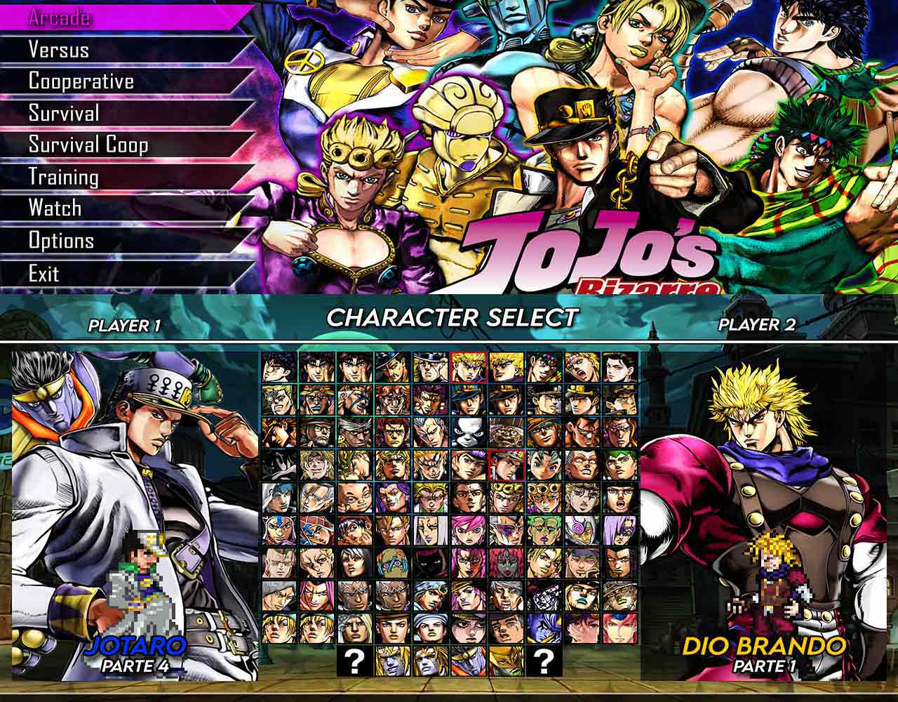 Jojo's Bizzare Adventure MUGEN 2026 Free Pc Game